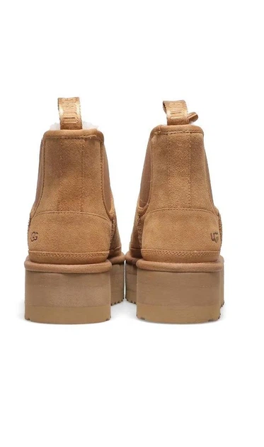 Уггі Neumel Platform Chelsea 1134526 Горіховий 37 - зображення 4