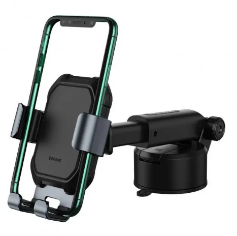 Держатель для телефона автодержатель Baseus Tank gravity car mount holder with suction base Tarnish Black (SUYL-TK01) - Фото 4 Держатель для телефона автодержатель Baseus Tank gravity car mount holder with suction base Tarnish Black (SUYL-TK01) - изображение 4