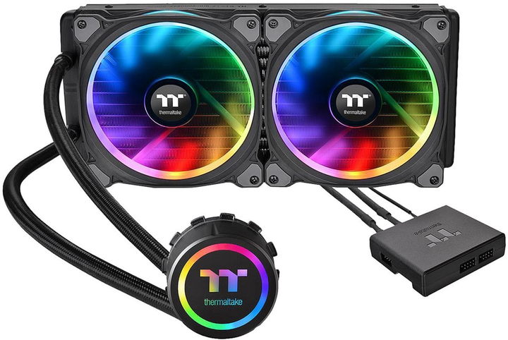 Chłodzenie wodne Thermaltake Floe Riing RGB 280 TT Premium Edition Black (4717964409287) - obraz 1