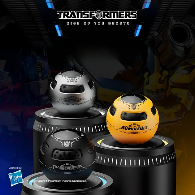 Портативна Bluetooth смарт колонка Transformers TF-Y17 BumbleBee, 1200 mAh, жовта - зображення 5