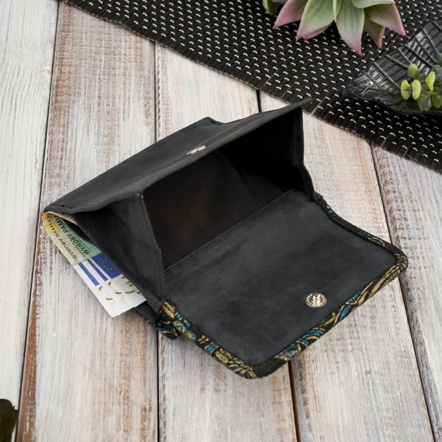 Portfel damski skórzany Paolo Peruzzi T-11 Czarny z wielokolorowym (5905567203930) - obraz 3