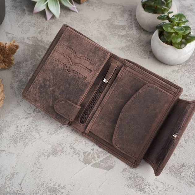 Portfel damski skórzany Paolo Peruzzi T-12 Brązowy (5904365079181) - obraz 4