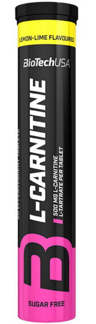 Л-карнітин BioTech Effervescent L-Carnitine 500 mg 20 таб - зображення 1