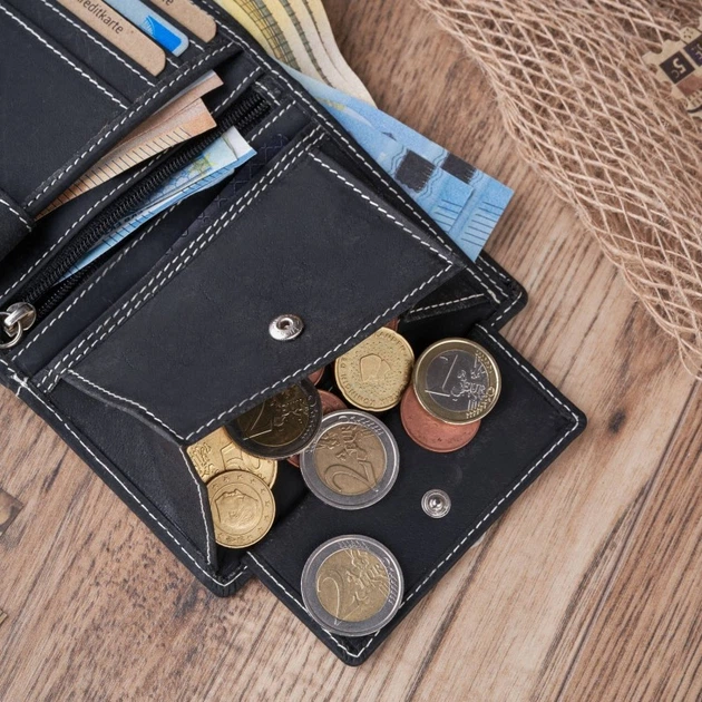 Портмоне чоловіче шкіряне Paolo Peruzzi T-13 Чорне (5904365070249) - зображення 6