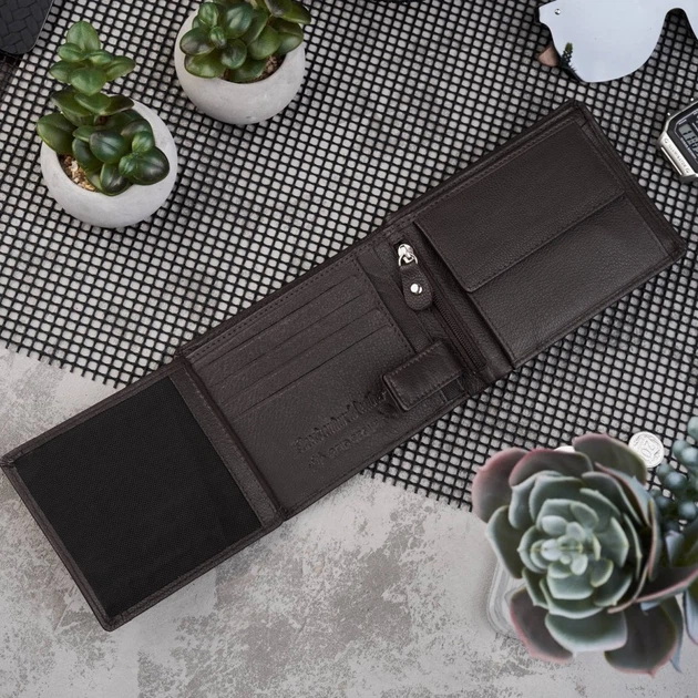 Портмоне чоловіче шкіряне Paolo Peruzzi T-48 Коричневе (5904365075015) - зображення 4