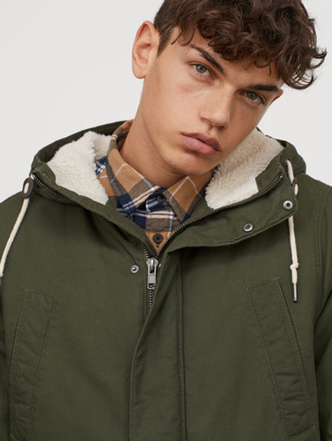 Парка H&M 0495884-8 L Хаки (2000001792841) – Брендовая