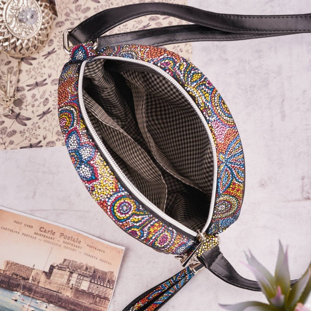 Torebka crossbody	damska ze skóry naturalnej Paolo Peruzzi Z-11-O Wielokolorowa (5904365077828) - obraz 3