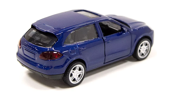 Машинка Автопром Porsche Cayenne S 1:43 Blue - Фото 4 Машинка Автопром Porsche Cayenne S 1:43 Blue - изображение 4
