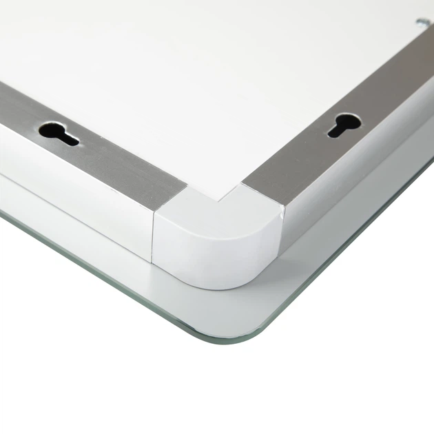 Зеркало Qtap Mideya 1000х700 с LED-подсветкой Touch, с антизапотеванием, с часами, диммером, регулировка яркости QT2078NCF10070W - Фото 9 Зеркало Qtap Mideya 1000х700 с LED-подсветкой Touch, с антизапотеванием, с часами, диммером, регулировка яркости QT2078NCF10070W - изображение 9