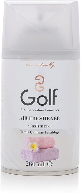Освіжувач повітря автоматичний "Кашемір" - Golf (змінний блок) 260ml (1312537-2843688) - Фото 1 Освіжувач повітря автоматичний "Кашемір" - Golf (змінний блок) 260ml (1312537-2843688) - зображення 1