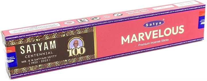 Благовония премиум "Чудесный" - Satya Marvelous Premium Incense Sticks 15g (1334264-6331712) - Фото 1 Благовония премиум "Чудесный" - Satya Marvelous Premium Incense Sticks 15g (1334264-6331712) - изображение 1