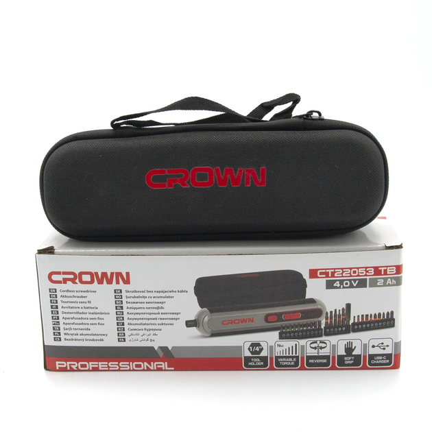 Аккумуляторный винтоверт CROWN CT22053-TB - изображение 6