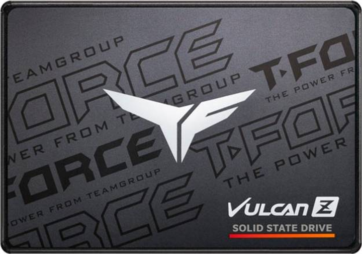 Dysk SSD Team Group VULCAN Z 256 GB 2.5" SATA 6 Gb/s Czarny/szary (765441061965) - obraz 1