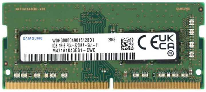 Pamięć RAM Samsung DDR4-3200 8192 MB PC4-25600 (M471A1K43EB1-CWE) - obraz 1