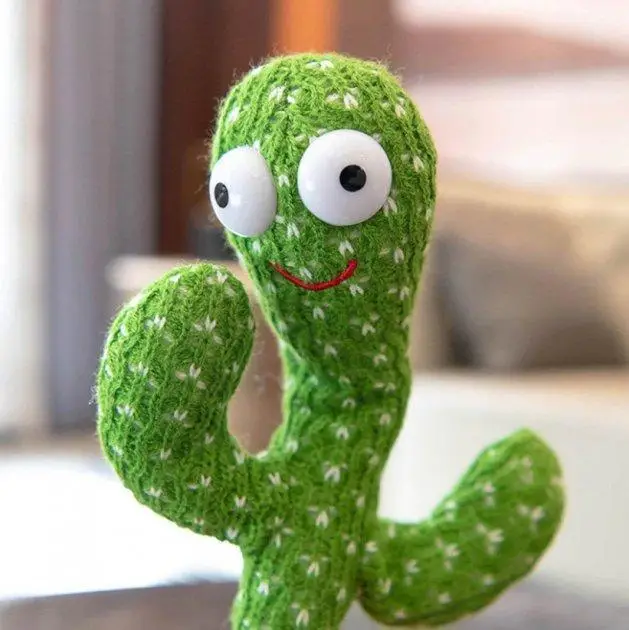 Говорящий Кактус "Dancing Cactus" Танцующий кактус "Take Easy" Поющий кактус зеленый (7598729) - изображение 3