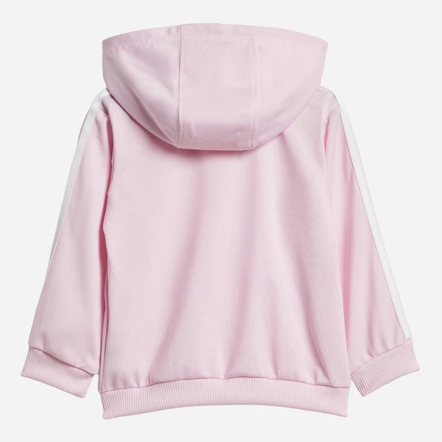 Dres dziecięcy dla dziewczynki (bluza + spodnie) adidas I 3S SHINY TS IS2501 104 cm Różowy/Granatowy (4067891896149) - obraz 3