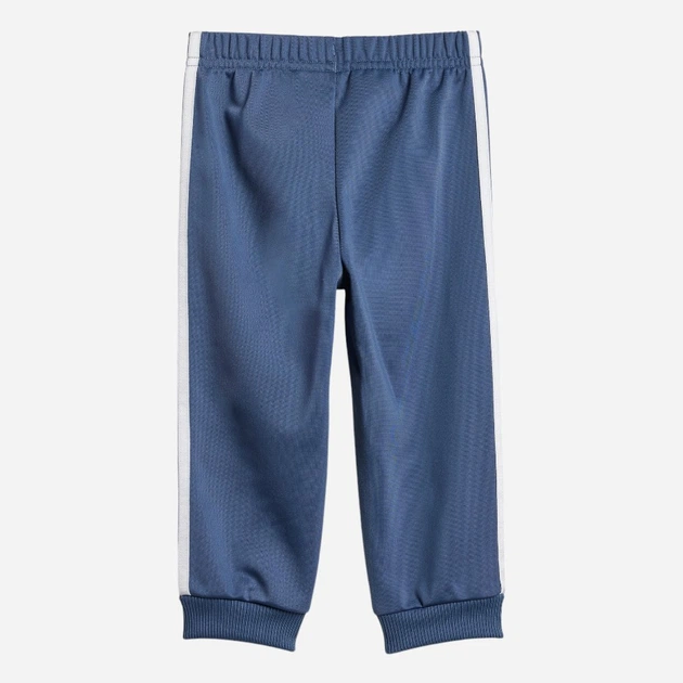 Дитячий спортивний костюм (толстовка + штани) для дівчинки adidas I 3S SHINY TS IS2501 80 см Рожевий/Темно-синій (4067891896132) - зображення 5