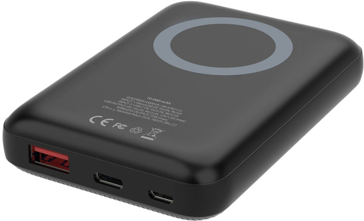 УМБ GoGEN Magsafe 10000 mAh Black (GOG-PBMS100001B) - зображення 2