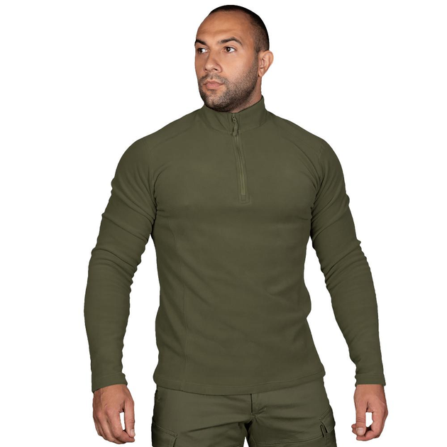 Тактическая флисовая кофта CamoTec Hawk Himatec Olive олива 3XL - изображение 2