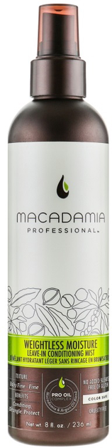 Odżywka w sprayu Macadamia Professional Weightless Moisture Nawilżający 236 ml (815857010467) - obraz 1