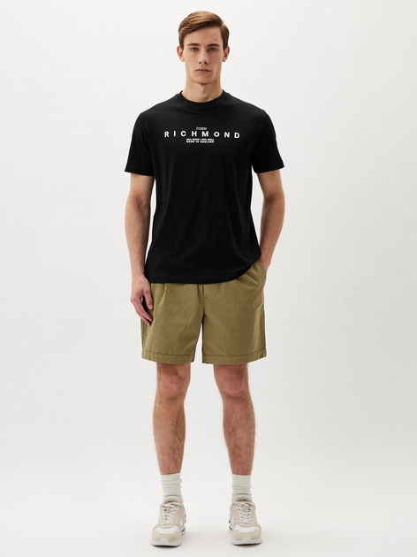 Футболка в цвете Black John Richmond HMP24047TS L (110375L) Черный от ...