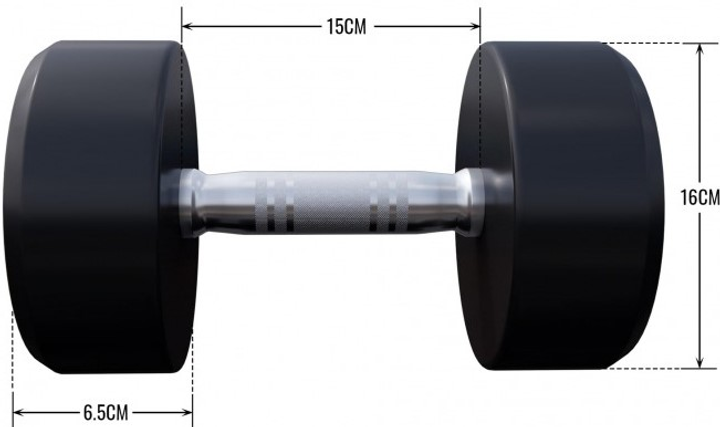 Hantla Gorilla Sports stała profesjonalna 12.5 kg (4260200842633) - obraz 3