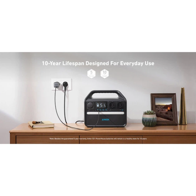 Зарядна станція Anker 535 PowerHouse - 512Wh - изображение 2