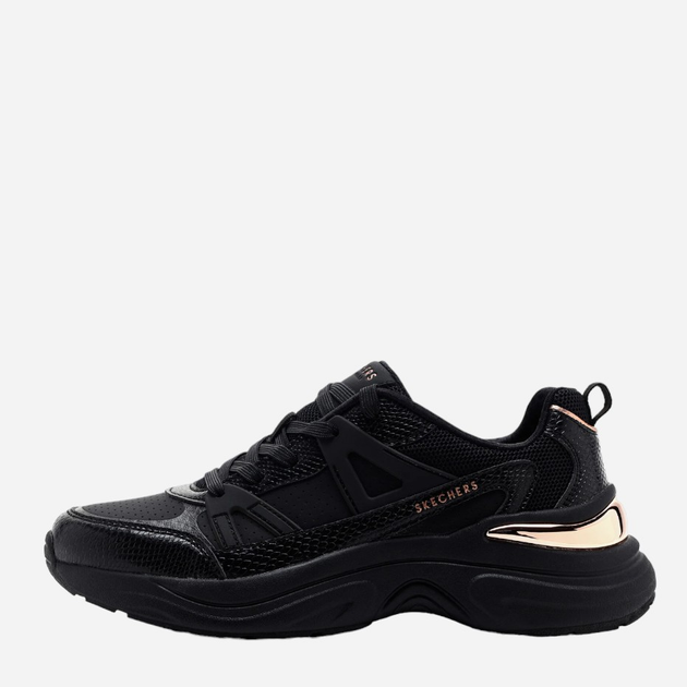 Жіночі снікери Skechers Hazel-Faye 177576-BBK 37 (7US) 24 см Чорні (196989735696) - зображення 3