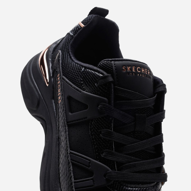 Жіночі снікери Skechers Hazel-Faye 177576-BBK 37 (7US) 24 см Чорні (196989735696) - зображення 9