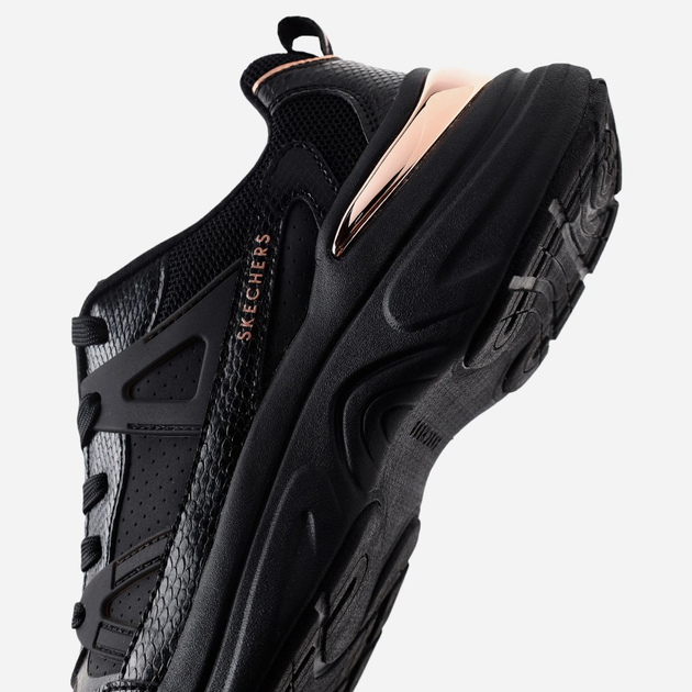 Жіночі снікери Skechers Hazel-Faye 177576-BBK 39 (9US) 26 см Чорні (196989735733) - зображення 7