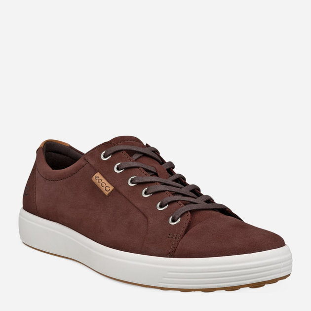 Sneakersy męskie do kostki ECCO Soft 7 M 43000402474 42 Brązowe (194891586054) - obraz 2