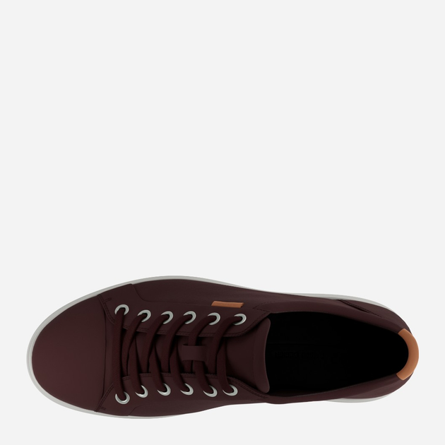 Sneakersy męskie do kostki ECCO Soft 7 M 43000402474 41 Brązowe (194891586047) - obraz 4