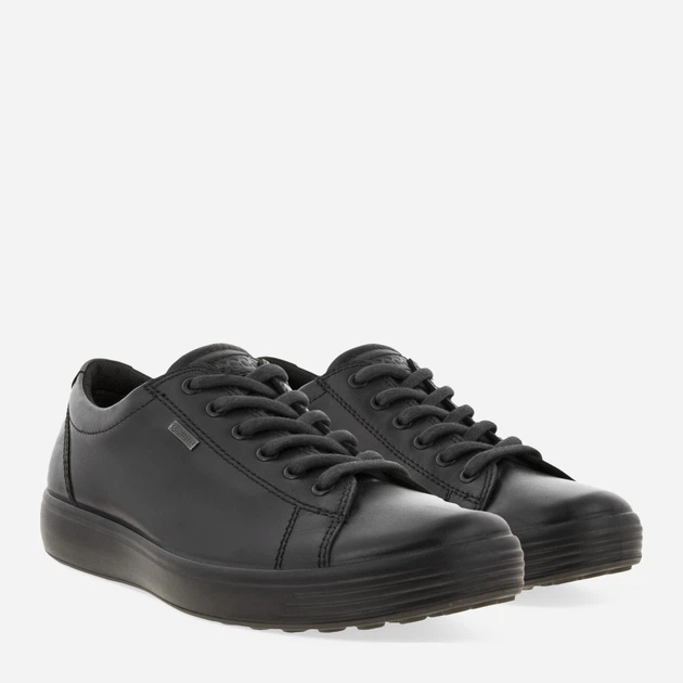 Sneakersy męskie skórzane ECCO Soft 7 M 430364-21001 42 Czarne (809704006574) - obraz 2