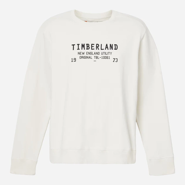 Світшот чоловічий Timberland TB0A6FMV M Білий (196247869828) - зображення 4