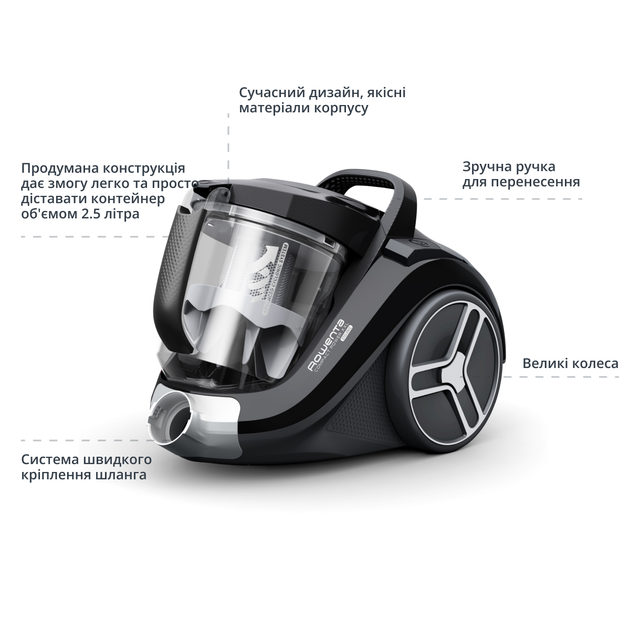 Пилосос без мішка Rowenta Compact Power XXL RO4B75EA - зображення 4