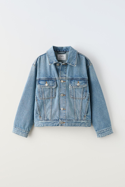 Джинсовая куртка детская Zara 1879/750 130 см Голубой от продавца ...