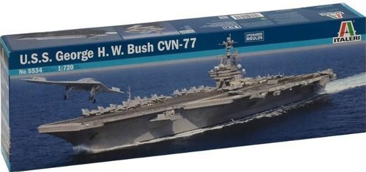 Zestaw do sklejania Italeri U.S.S. George H.W.Bush CVN77	1:720 (8001283055345) - obraz 1