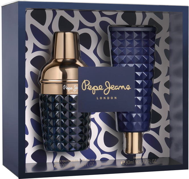 Zestaw Pepe Jeans woda perfumowana dla mężczyzn Celebrate 100 ml + żel pod prysznic 80 ml (8436581949117) - obraz 1