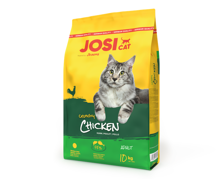 Сухий корм для дорослих котів JosiCat Crunchy Chicken Смачні та вишукані крокети з ніжним м‘ясом домашньої птиці 10 кг (50012984) - изображение 2