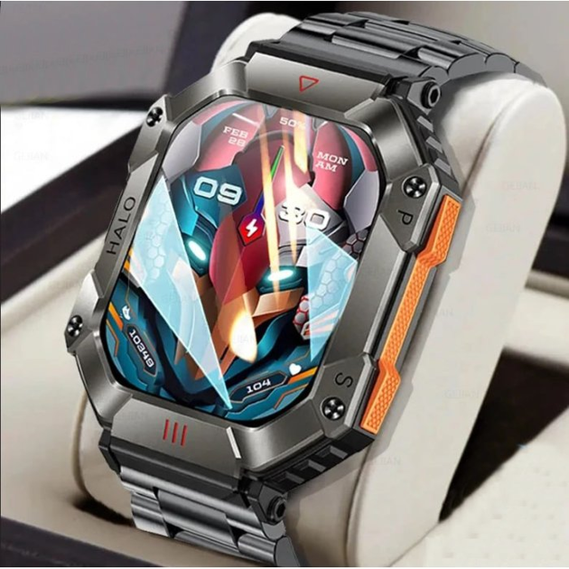 Мужские часы UWatch Smart Racer K+ Steel с компасом - изображение 5