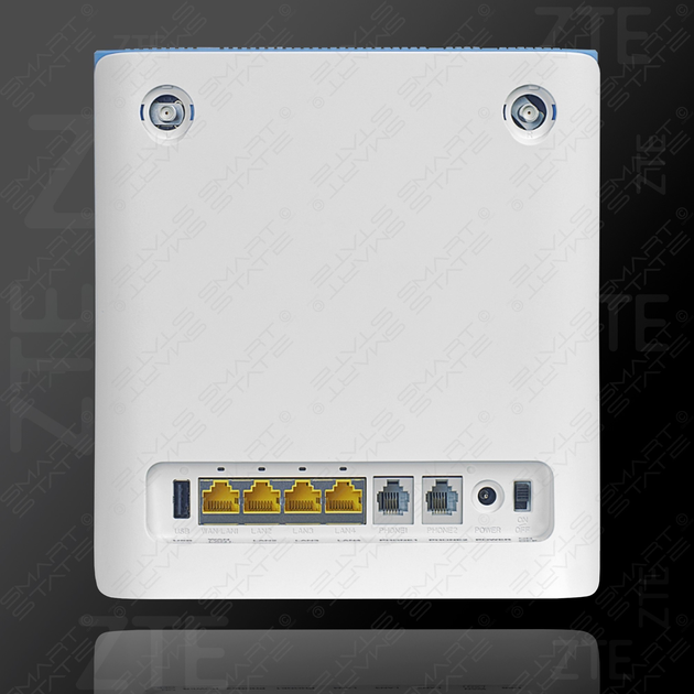 4G LTE WiFi бездротовий маршрутизатор ZTE MF286D LTE-Advanced | Швидкість до 600 Мбіт/с (Cat.12) + агрегація частот | Виходи під антену | Підтримка до 64 пристроїв | Київстар, Лайфселл, Водафон. - зображення 8