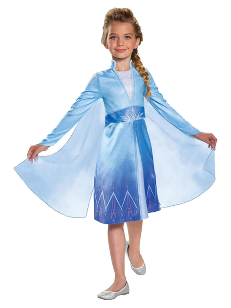 Карнавальний костюм Disguise Elsa Traveling Dress 8-9 років 128 см (0192995050785) - зображення 1