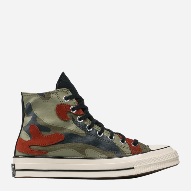 Trampki męskie wysokie Converse Chuck 70 Hi 171450C 44 (10US) 28.5 cm Kamuflaż (194433103282) - obraz 1