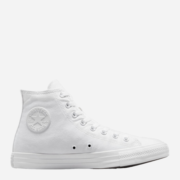 Чоловічі кеди високі Converse Mono Canvas Hi 1U646 45 (11US) 29.5 см Білі (22861539123) - зображення 1