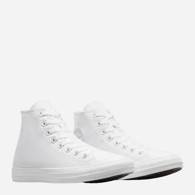 Чоловічі кеди високі Converse Mono Canvas Hi 1U646 42.5 (9US) 27.5 см Білі (22861539086) - зображення 2