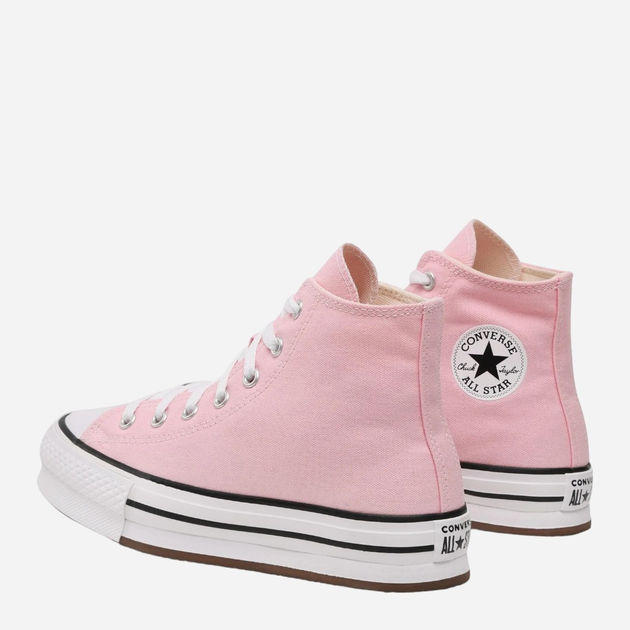 Підліткові кеди для дівчинки Converse CTAS Eva Lift Hi A04354C 38 (38US) 23.5 см Рожеві (194434070019) - зображення 3
