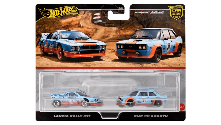 Машинка Premium 2шт Hot Wheels Lancia Rally 037 / Fiat 131 Abarth