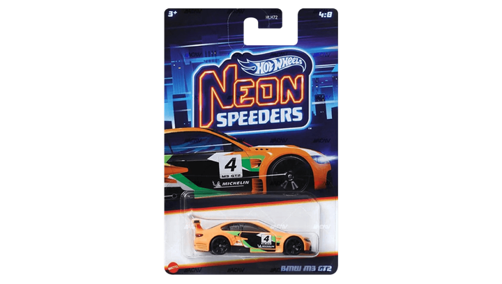 Тематическая Машинка Hot Wheels BMW M3 GT2 Neon Speeders 1:64