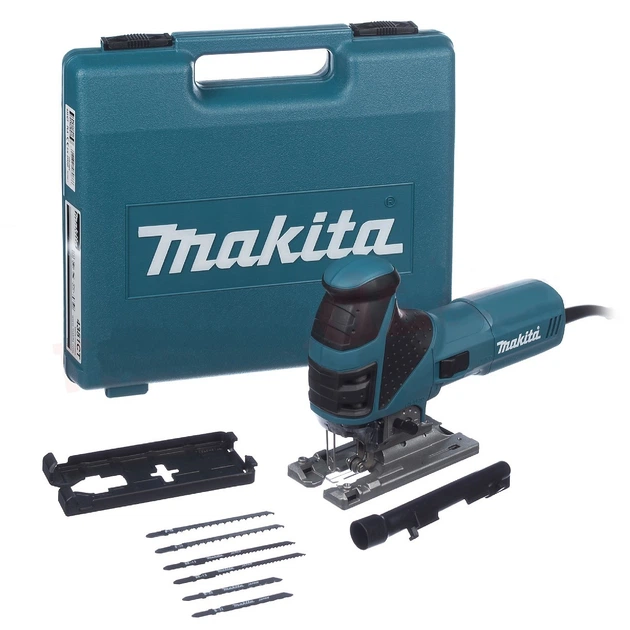 Електролобзик Makita 4351CT (720Вт, 135 мм) лобзик + кейс і насадка для збирання пилу (4433) - Фото 6 Електролобзик Makita 4351CT (720Вт, 135 мм) лобзик + кейс і насадка для збирання пилу (4433) - зображення 6