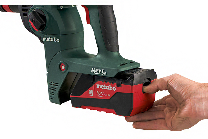 Акумуляторний перфоратор Metabo KHA 36 LTX, 36 В, Каркас (MetaLoc) 600795840 (5914) - зображення 3
